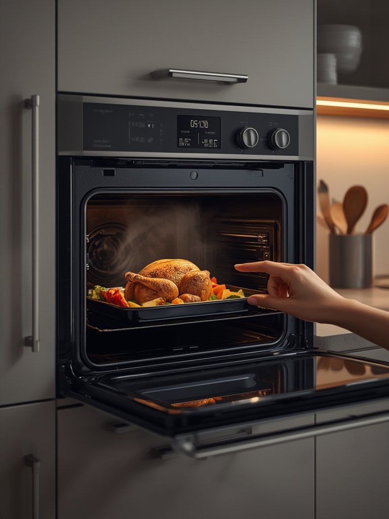 smart oven with camera - kitchen setup