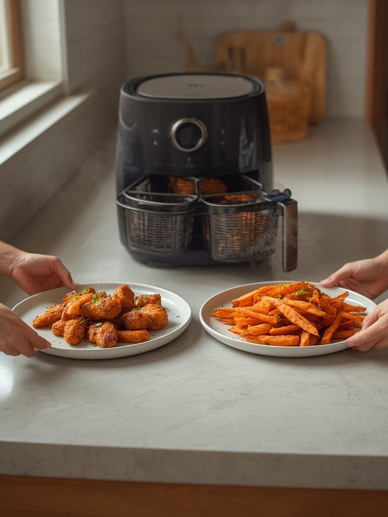 dual basket air fryer - Illustration 3