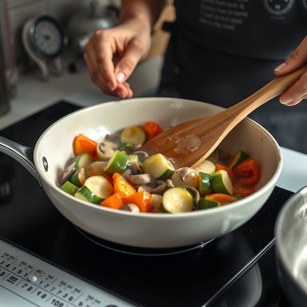 PFAS free cookware close-up detail