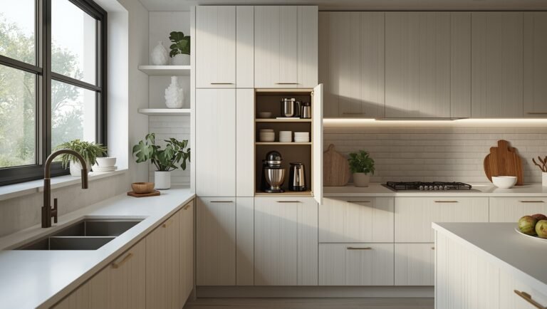 appliance garage kitchen