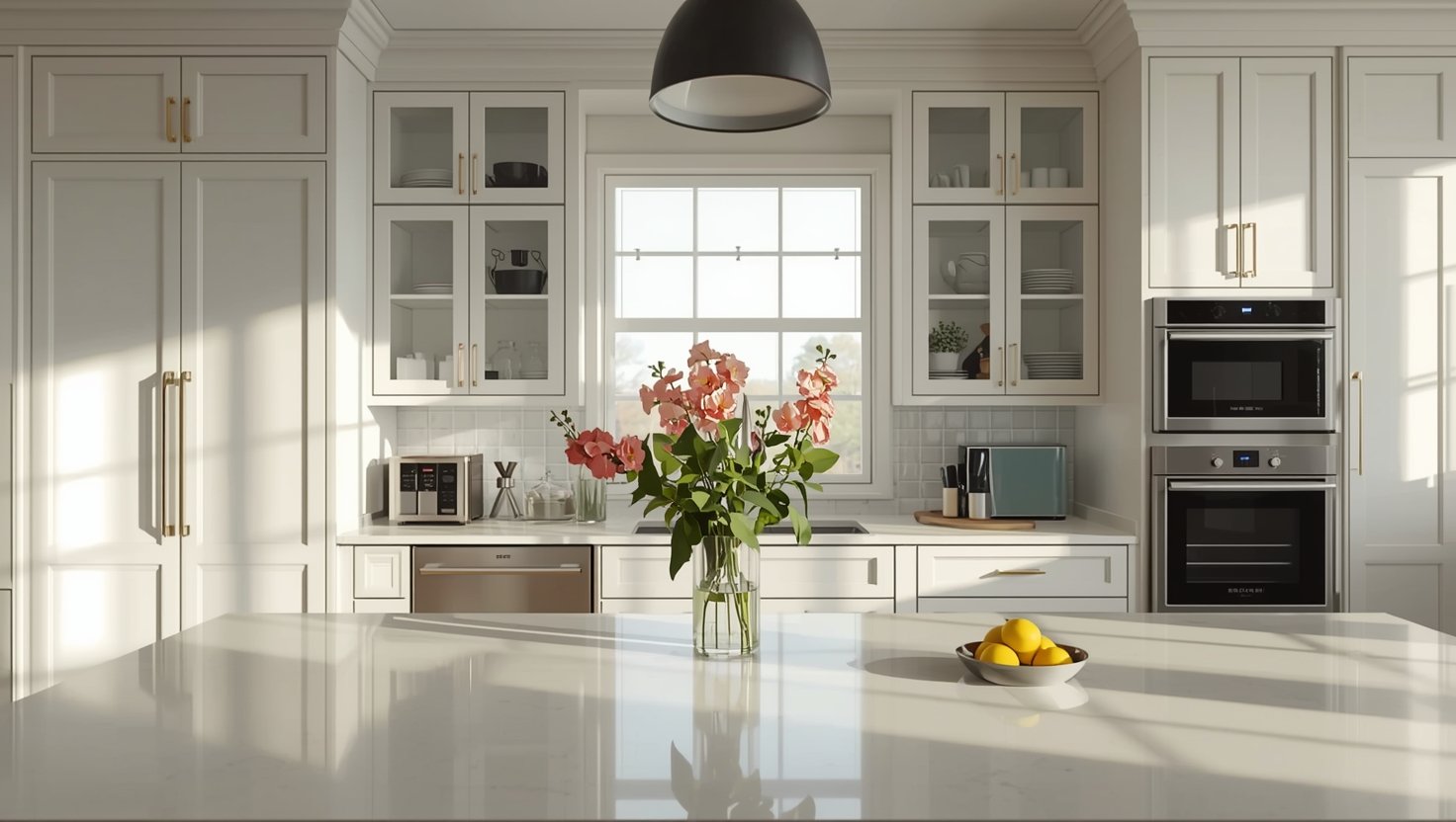 appliance garage kitchen in a modern kitchen setting