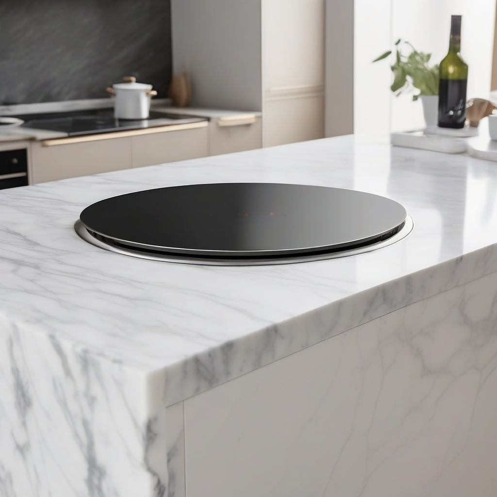 invisible induction cooktop - Illustration 1