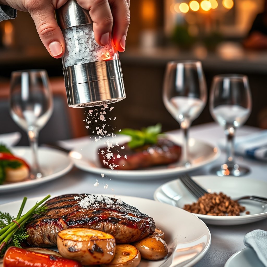 SALT GRINDER: 5 AMAZING SECRETS For The Ultimate Flavor Experience In 2026 2 salt grinder in action