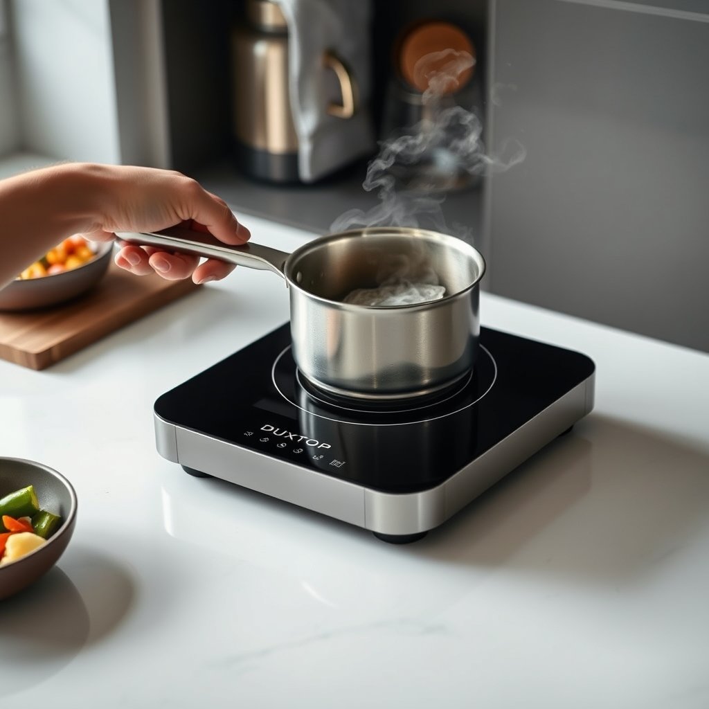 Induction Cooktop: 5 Amazing Secrets for Easy Cooking in 2026 2 induction cooktop in action