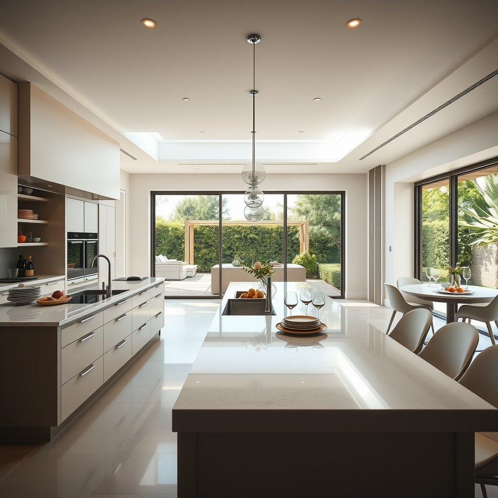 scullery kitchen design in a modern kitchen setting