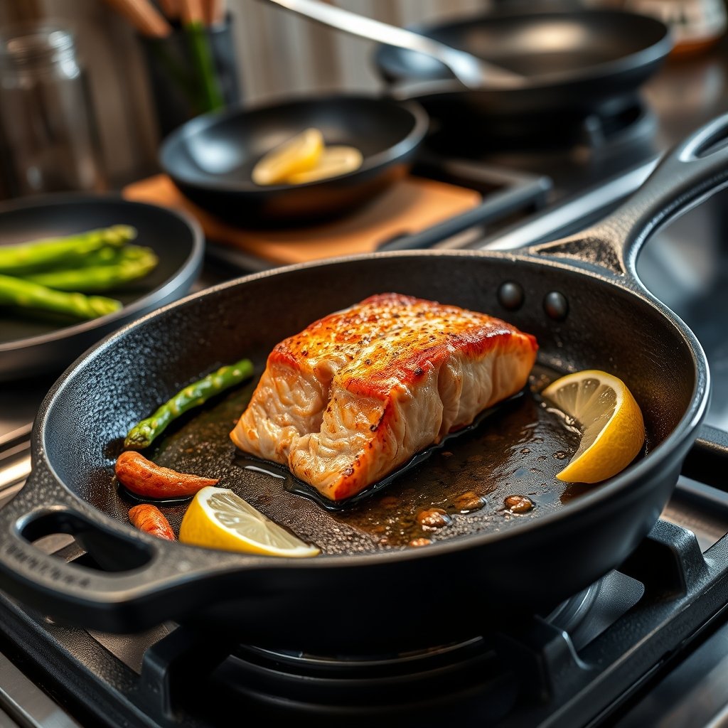 CAST IRON: 2026 Ultimate Guide to the Best Cooking Experience 2 cast iron in action