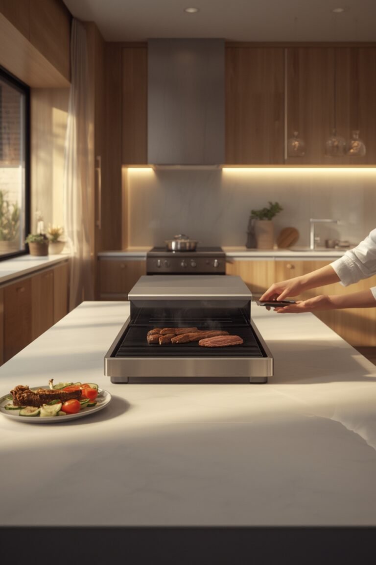 smokeless indoor grill