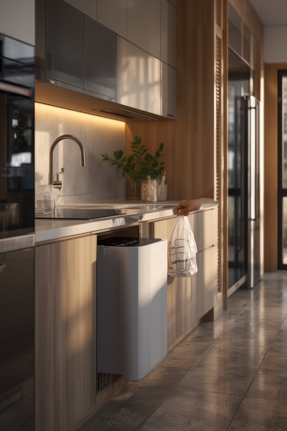 soft plastic compactor kitchen - Illustration 1