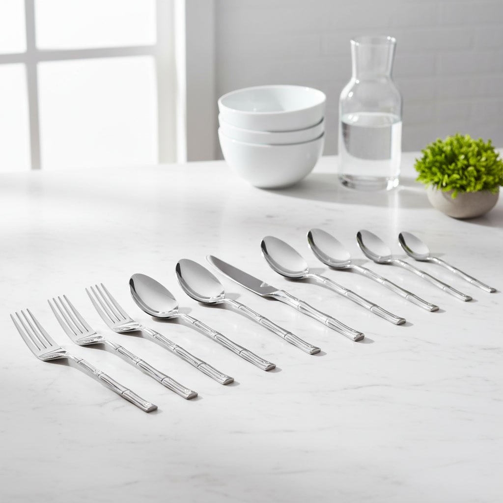 Bamboo flatware product view