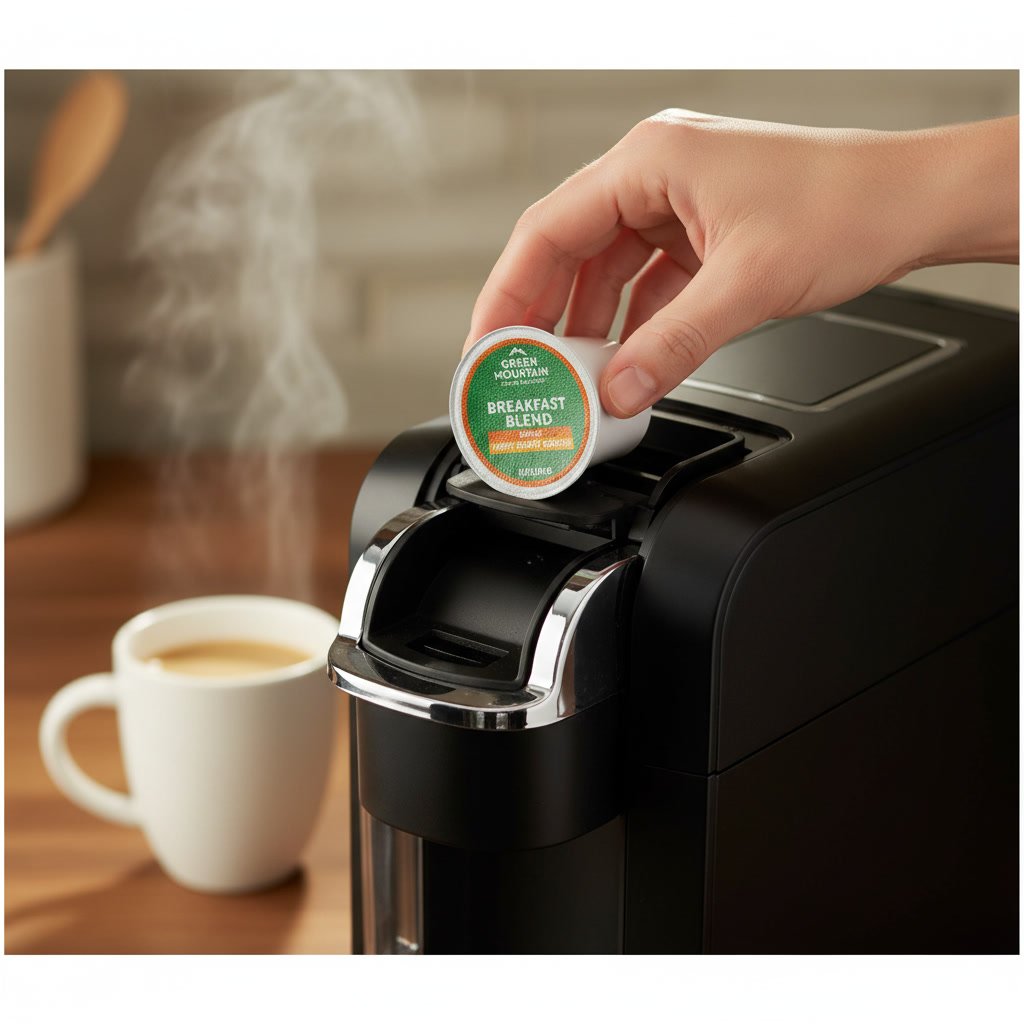 Decaf coffee in action