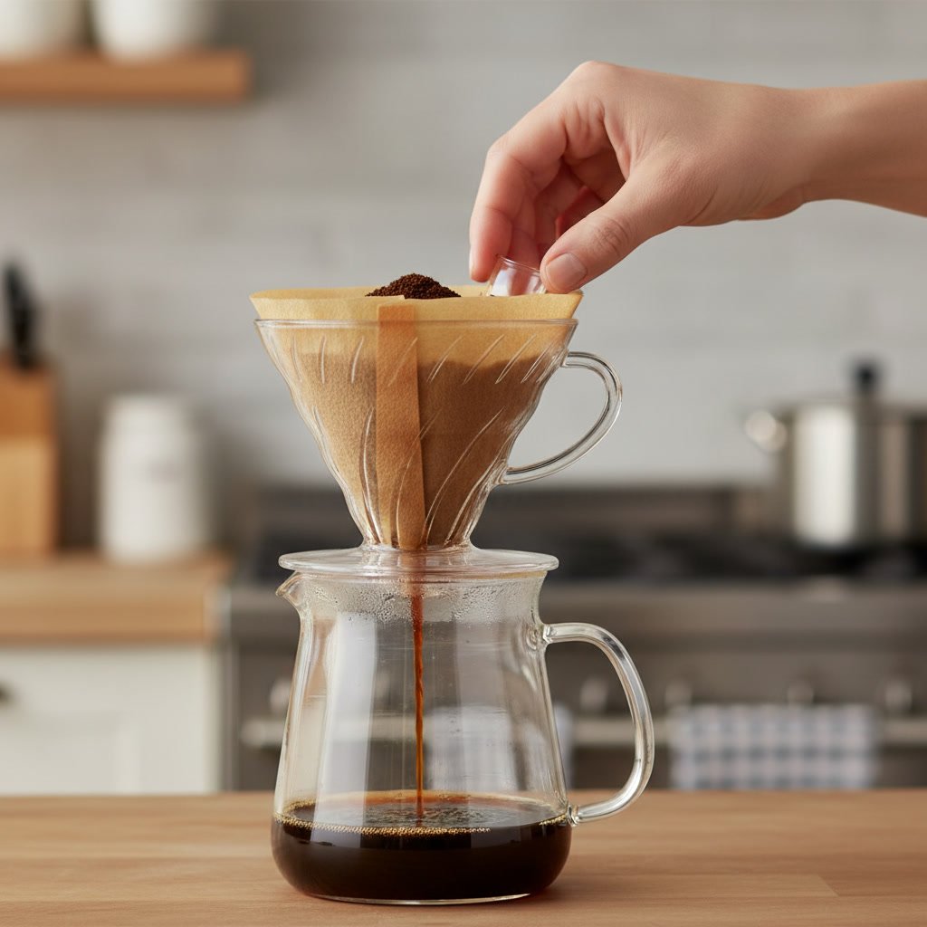 coffee filters in action