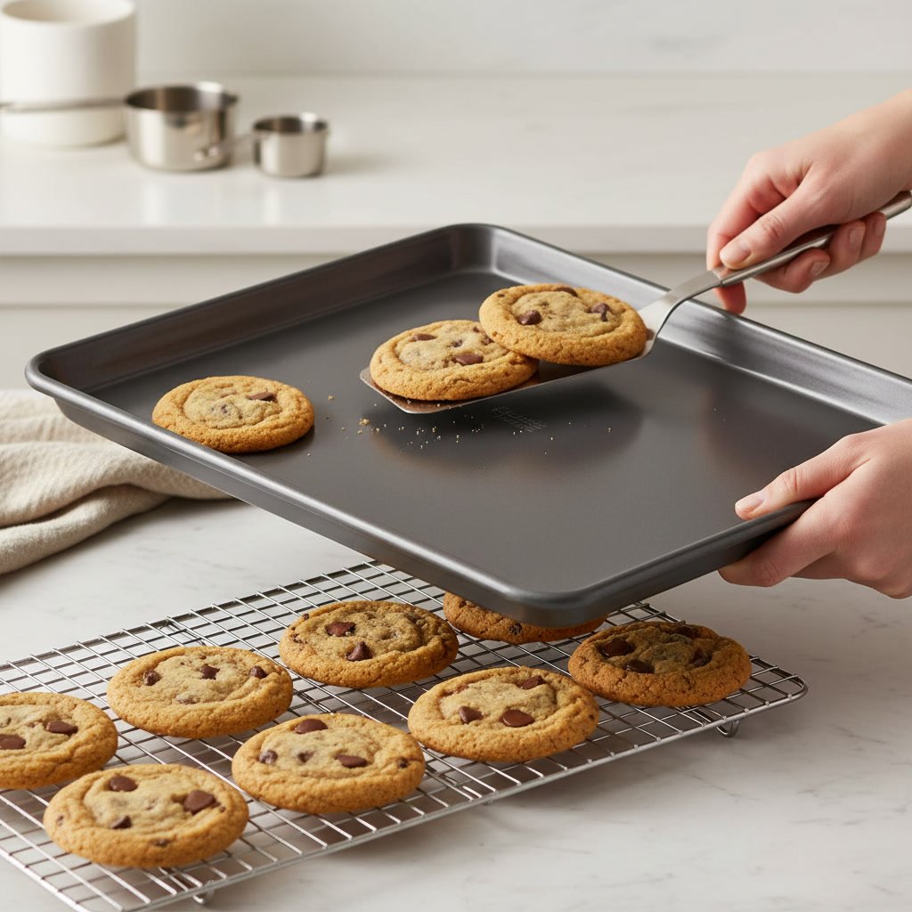 cookie pan in action