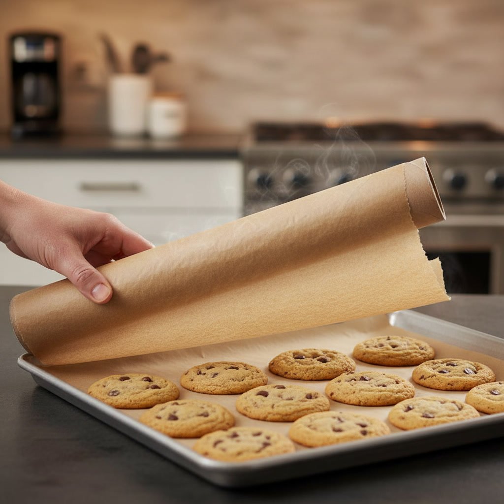 parchment paper in action