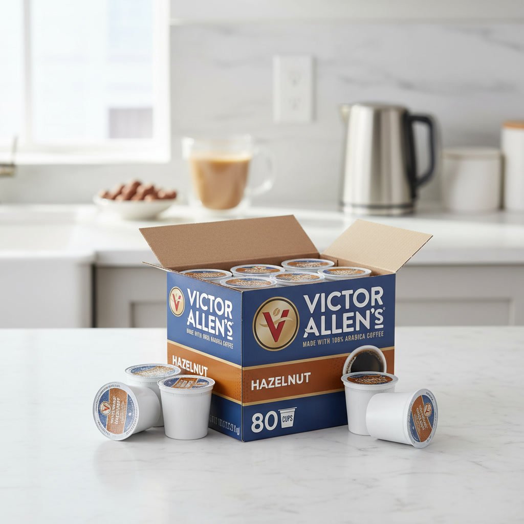 hazelnut coffee product view