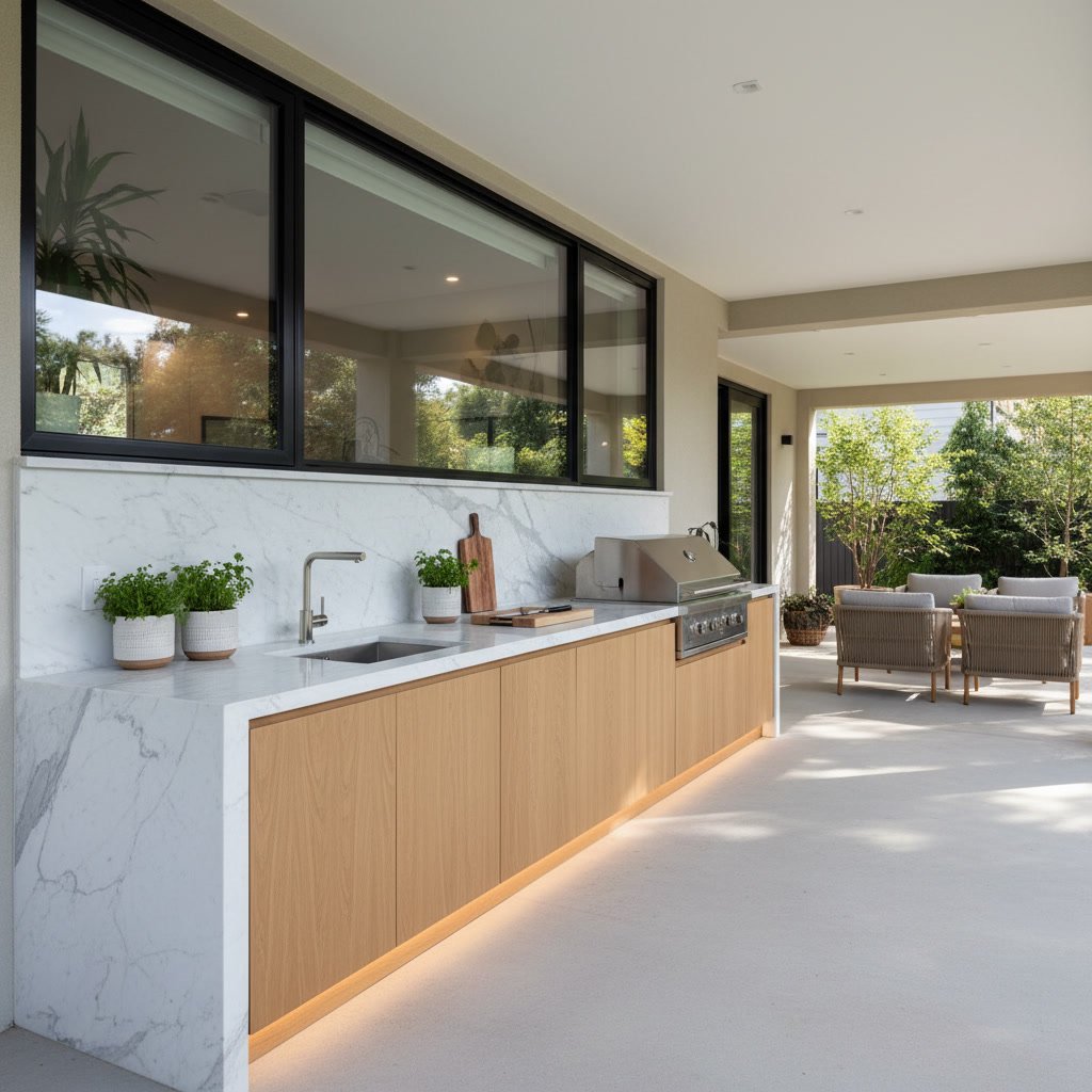 modular outdoor kitchen