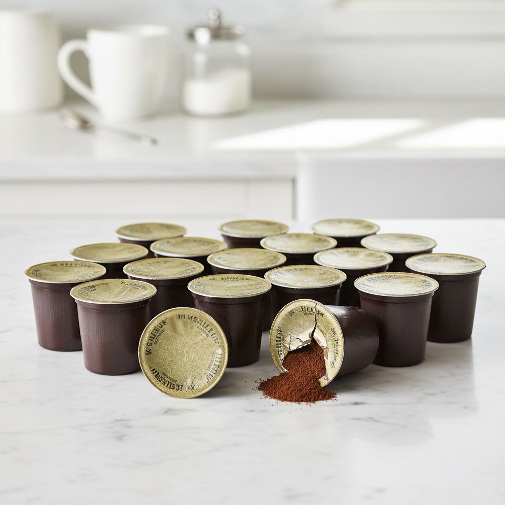 Decaf coffee product view