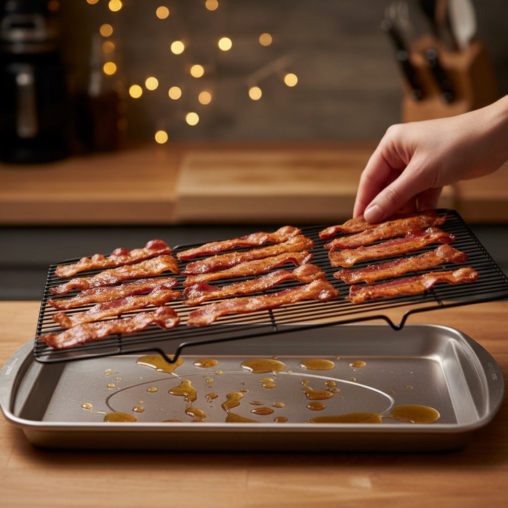 baking tray in action