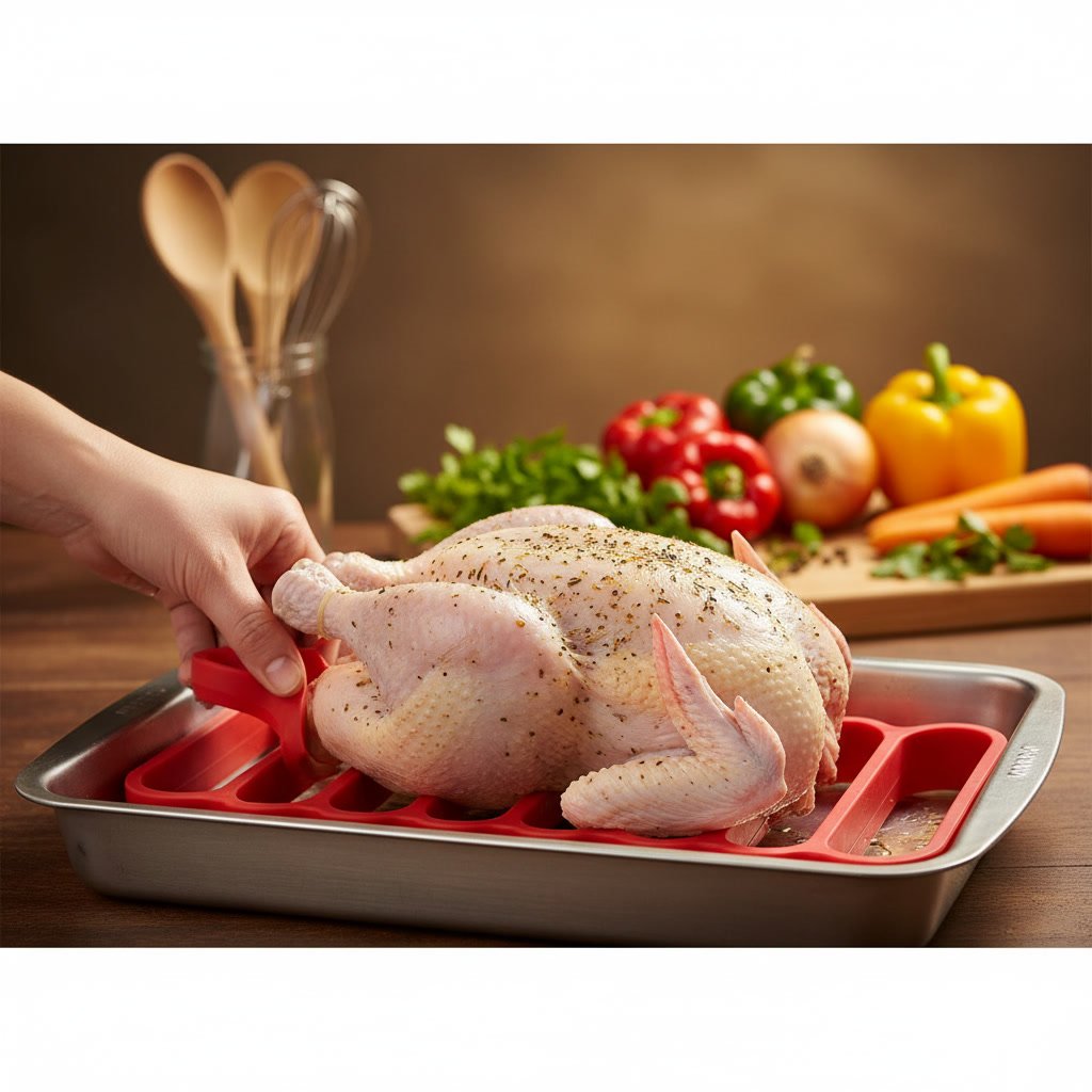 roasting racks in action