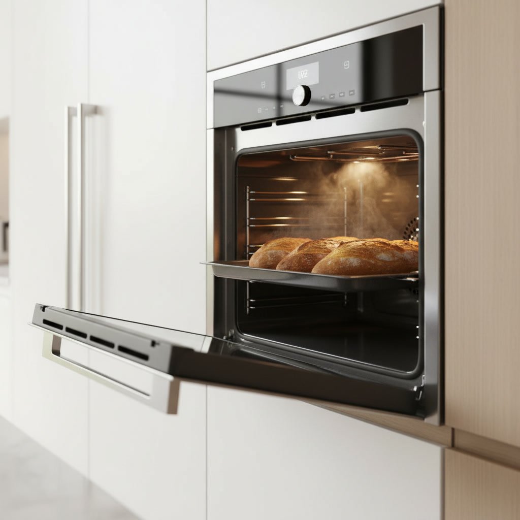 combi speed oven close-up detail