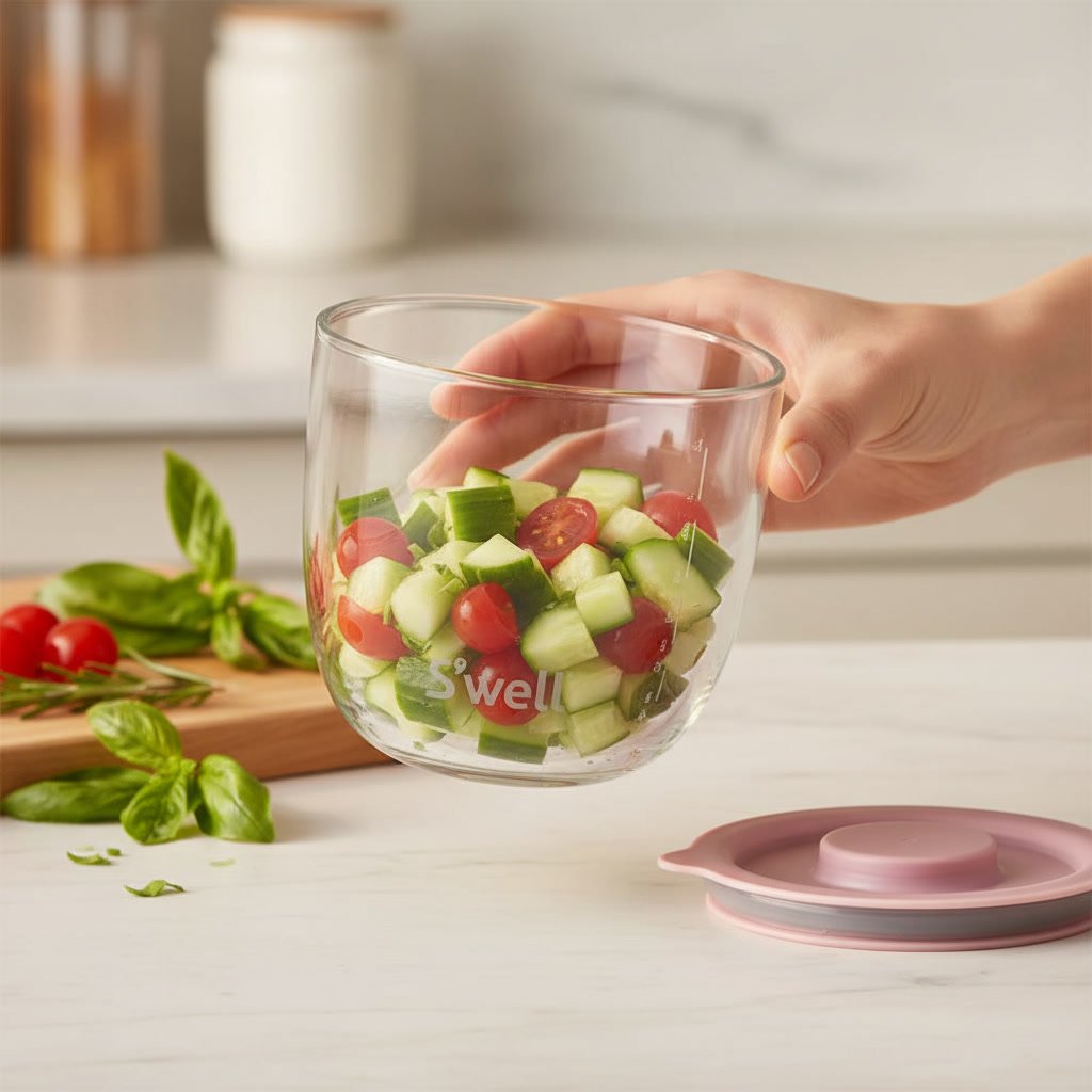meal prep bowls in action