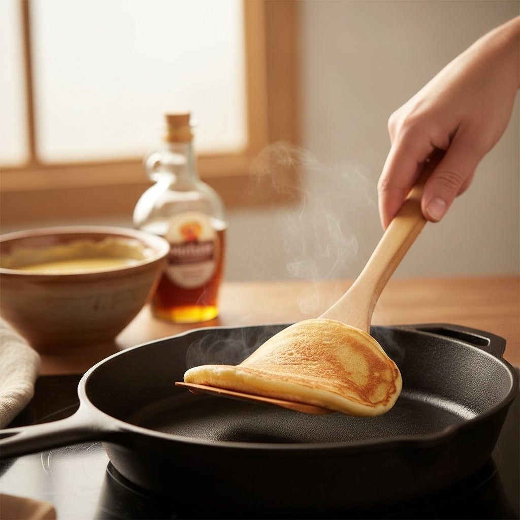 Lipper International bamboo kitchen tools in action