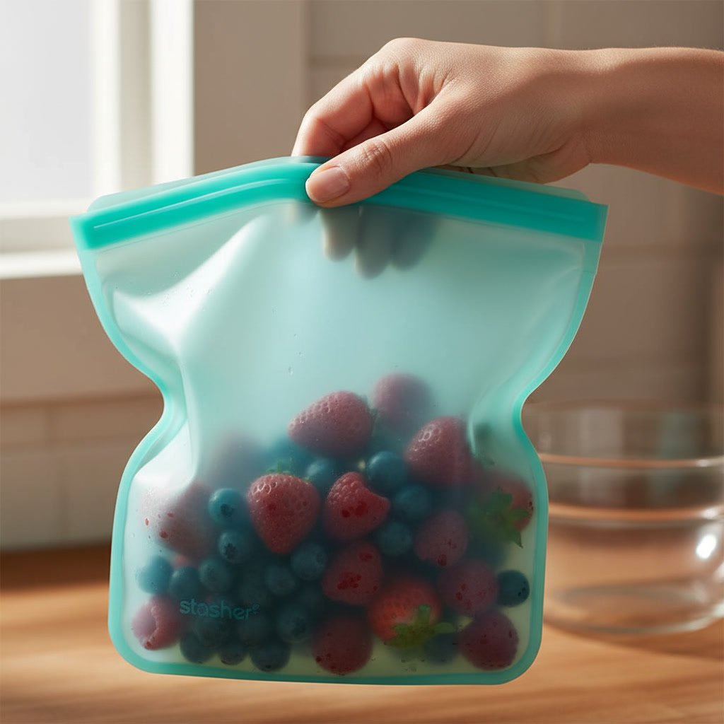 Reusable Storage Bags in action