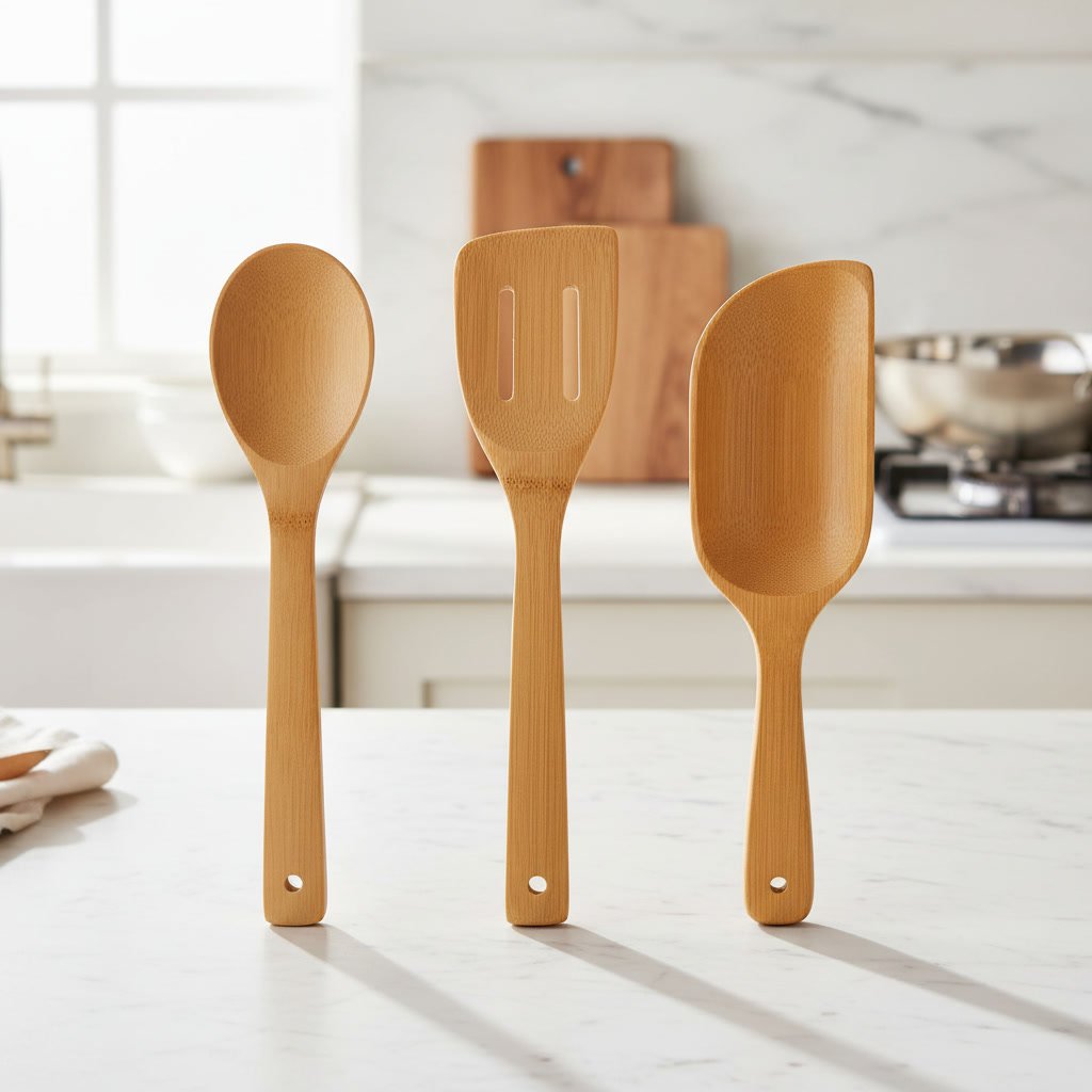 IMUSA Bamboo Spoon Set product view