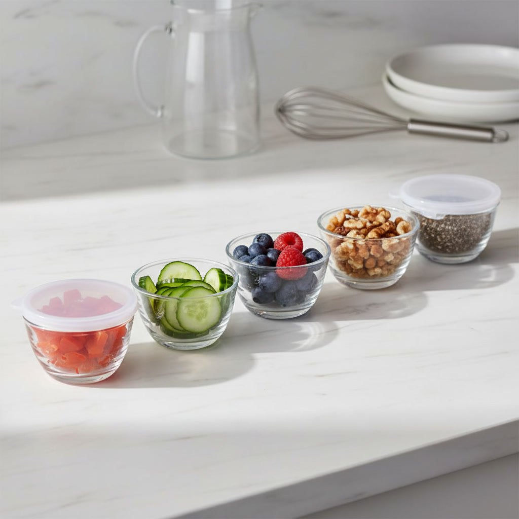 glass prep bowls product view