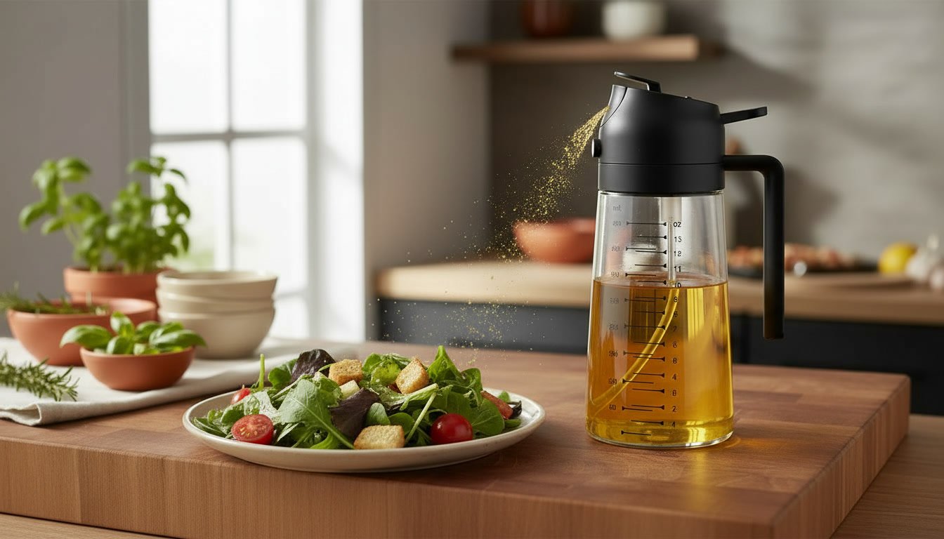 olive oil sprayer 2026 in a modern kitchen setting