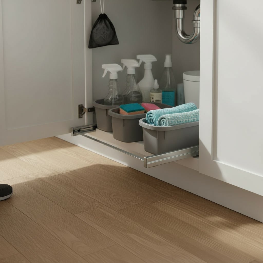 under sink organization 2026 in a modern kitchen setting