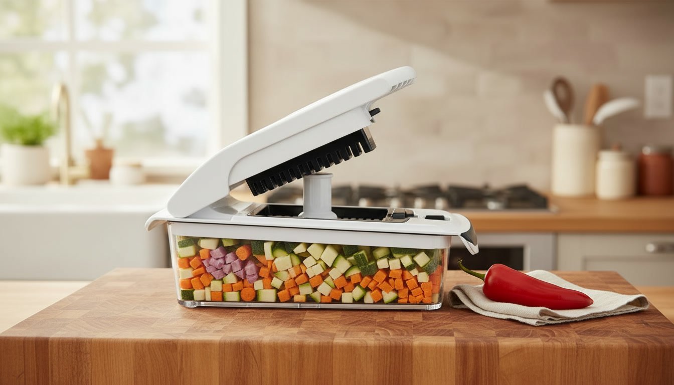 Fullstar Vegetable Chopper 2026: Honest Review & Lid Fix 3 fullstar vegetable chopper close-up detail