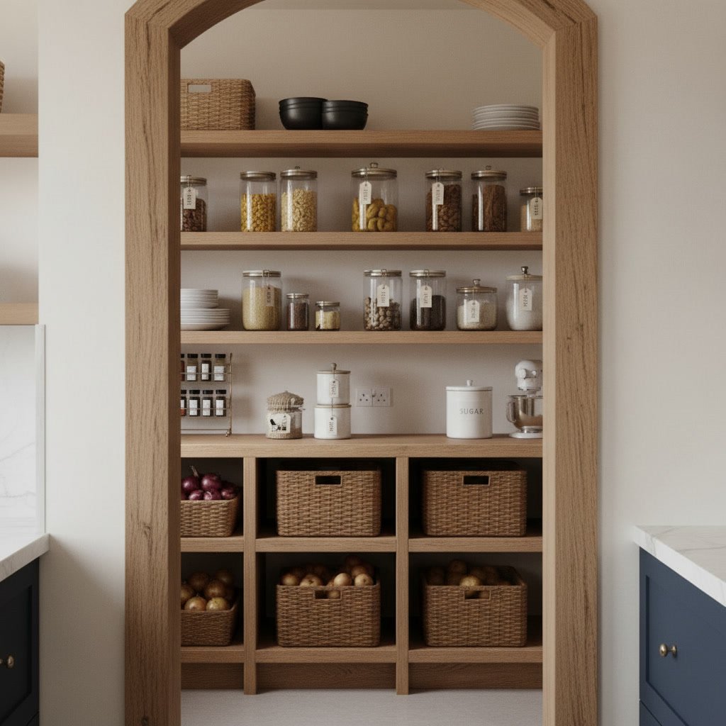 walk in pantry ideas 2026 close-up detail