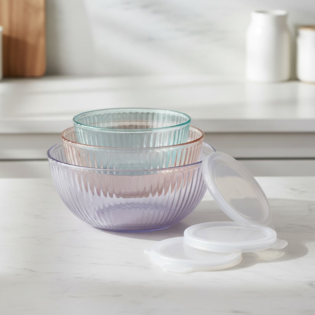Pyrex Colors Tinted mixing bowls product view