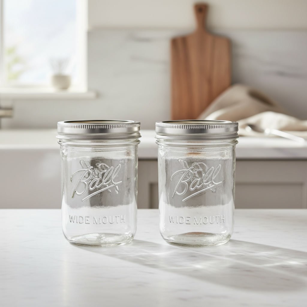 Ball wide mouth pint jar product view