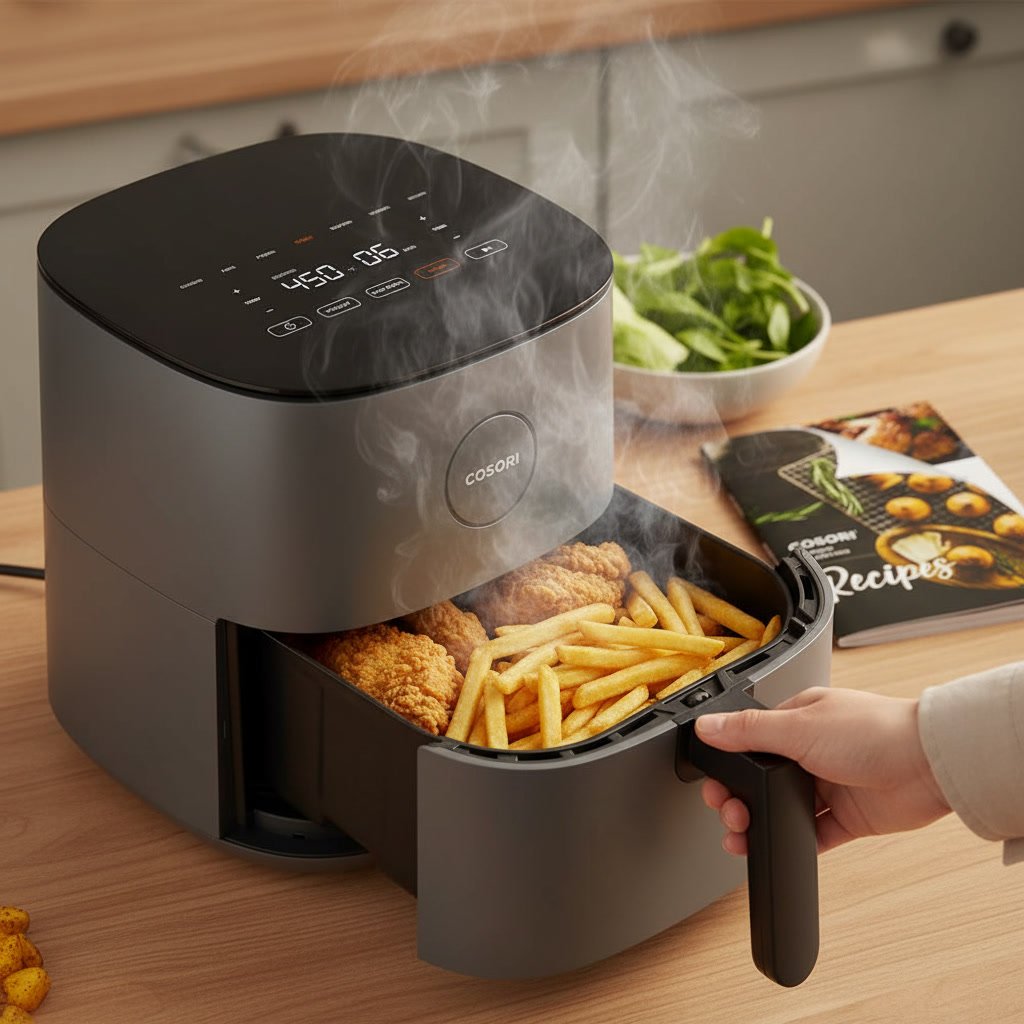Air Fryer in action