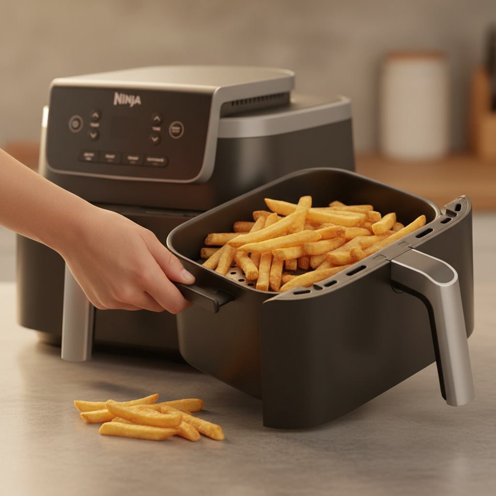 Ninja Air Fryer with Air Crisp in action